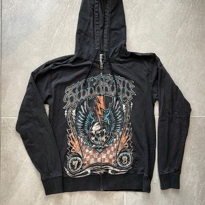 Vintage Billabong Zip Up Hoodie Size Small
